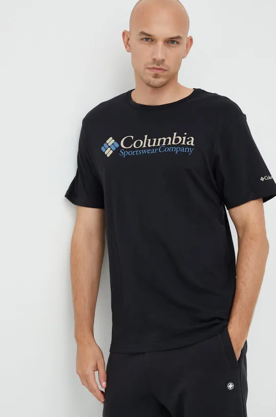 μαύρο Μπλουζάκι Columbia