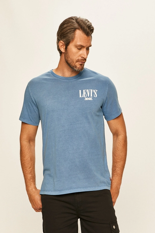 kék Levi's - T-shirt Férfi