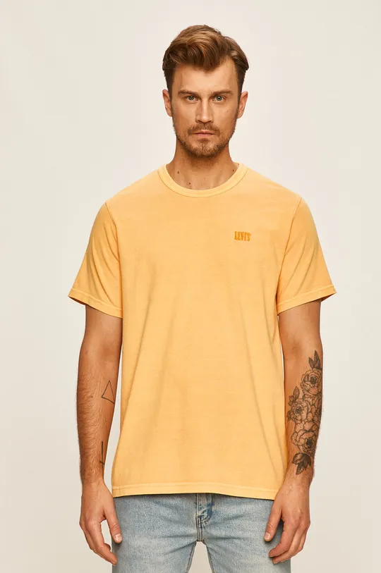 żółty Levi's - T-shirt Męski