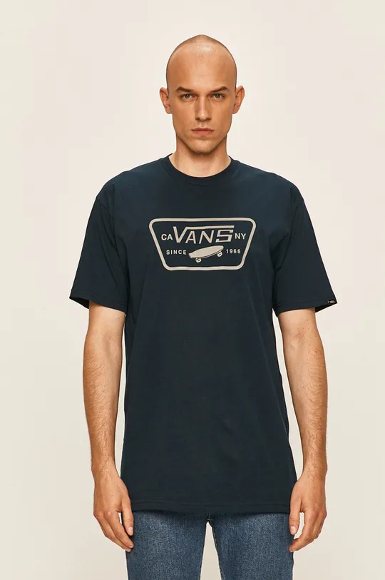 sötétkék Vans - T-shirt Férfi
