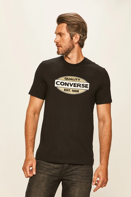 fekete Converse - T-shirt Férfi