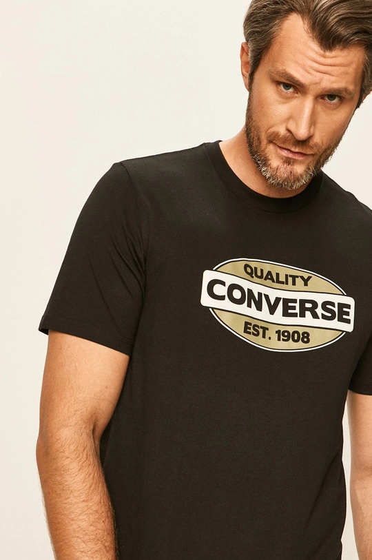 fekete Converse - T-shirt