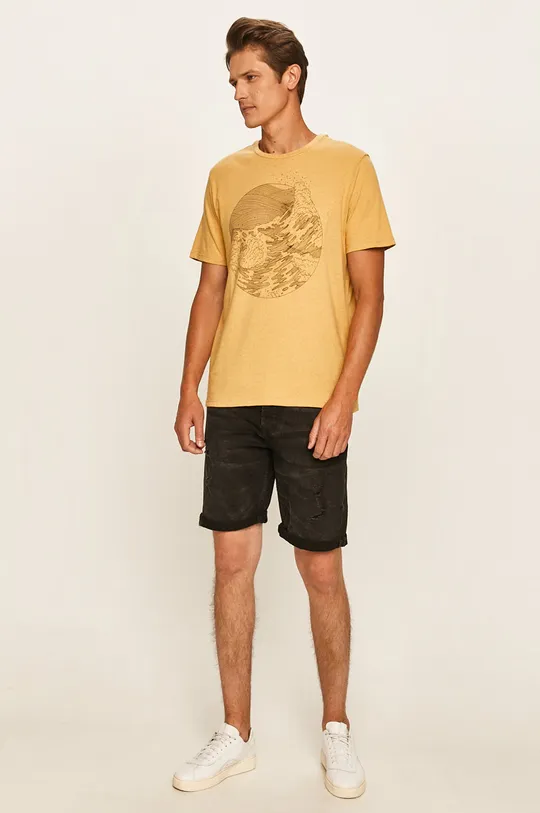 Levi's - T-shirt sárga