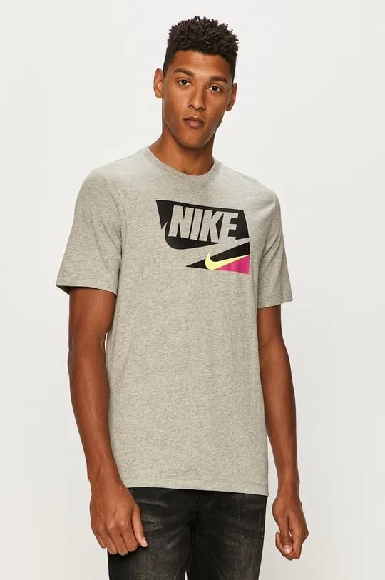 szürke Nike Sportswear - T-shirt Férfi