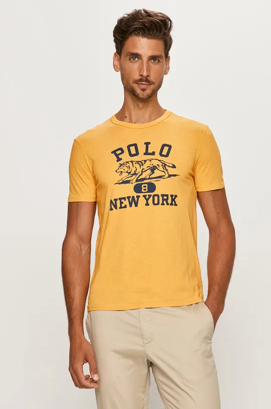 żółty Polo Ralph Lauren - T-shirt 710791581001 Męski