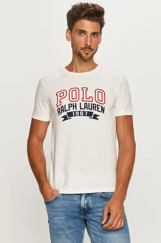 biela Polo Ralph Lauren - Tričko Pánsky