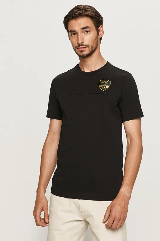 fekete EA7 Emporio Armani - T-shirt Férfi