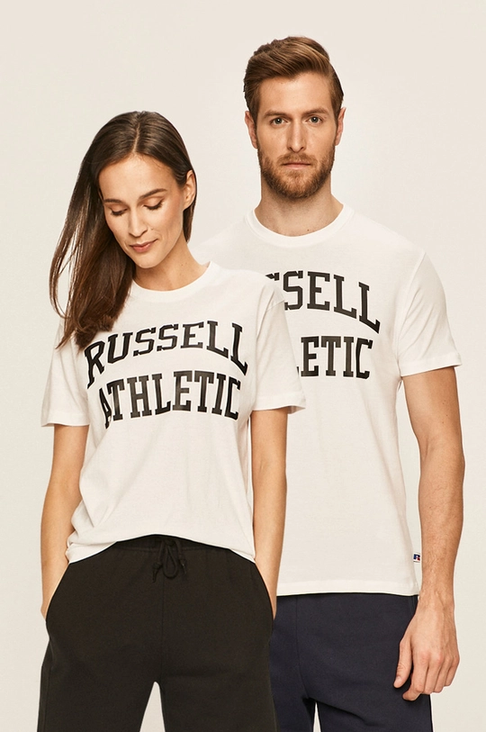 biela Russell Athletic - Tričko Unisex