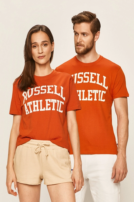 оранжевый Russel Athletic - Футболка Unisex