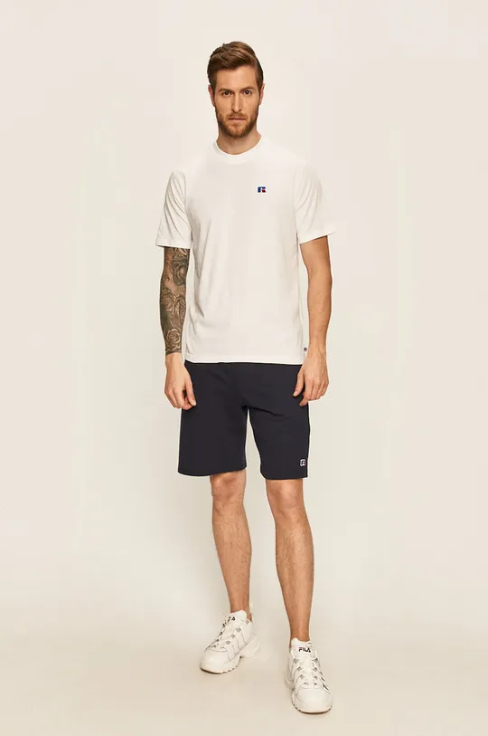 white Russell Athletic t-shirt