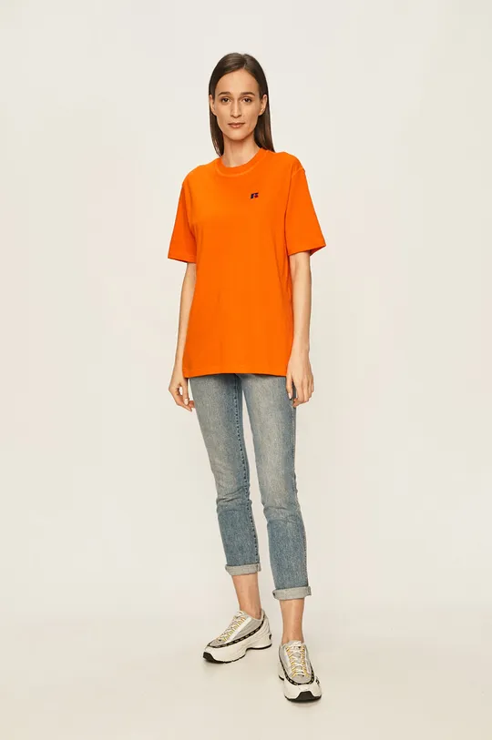 Russelll Athletic - Μπλουζάκι πορτοκαλί