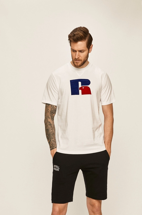 Russell Athletic tricou alb