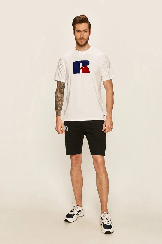 white Russell Athletic t-shirt