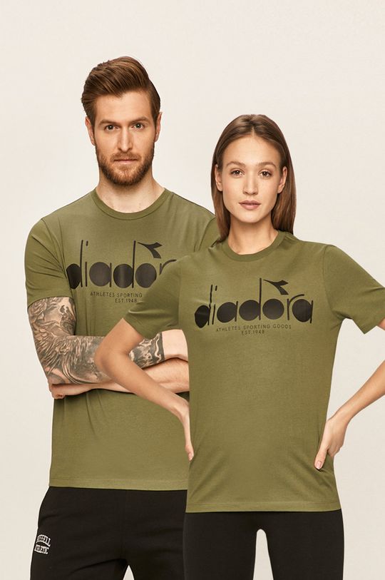 piszkos zöld Diadora - T-shirt Uniszex