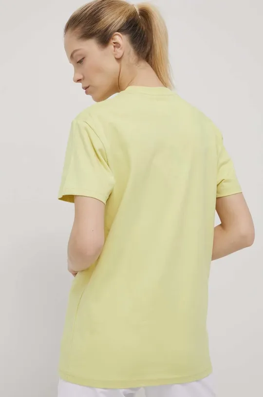 κίτρινο Βαμβακερό μπλουζάκι Helly Hansen