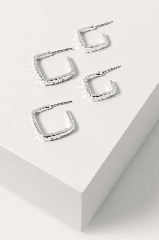 срібний Pieces - Сережки (2-pack) Жіночий