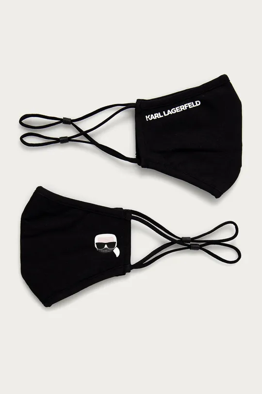 μαύρο Karl Lagerfeld - Προστατευτική μάσκα (2-pack) Γυναικεία