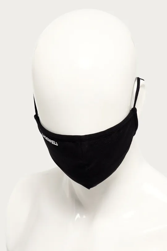 Karl Lagerfeld - Προστατευτική μάσκα (2-pack)  95% Βαμβάκι, 5% Σπαντέξ