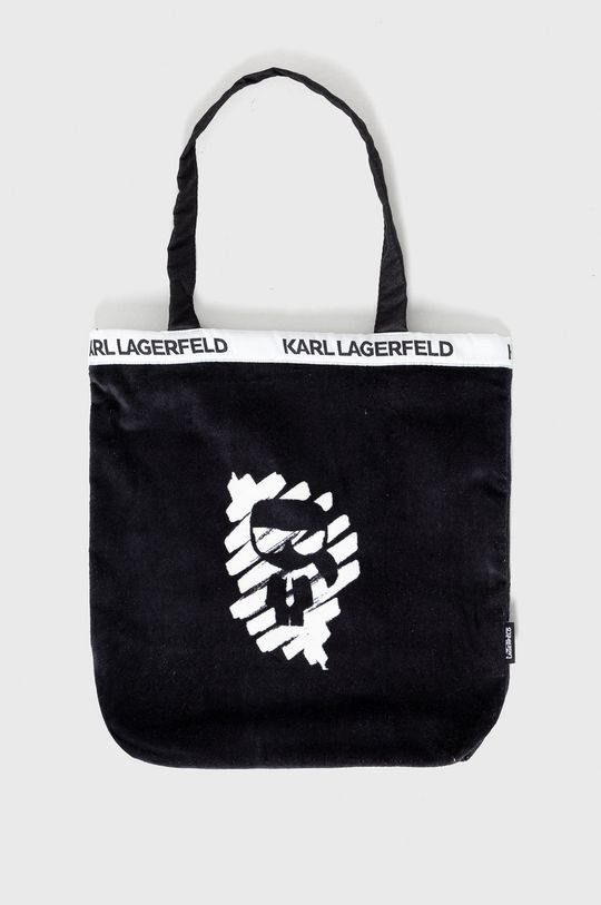czarny Karl Lagerfeld Ręcznik i torba
