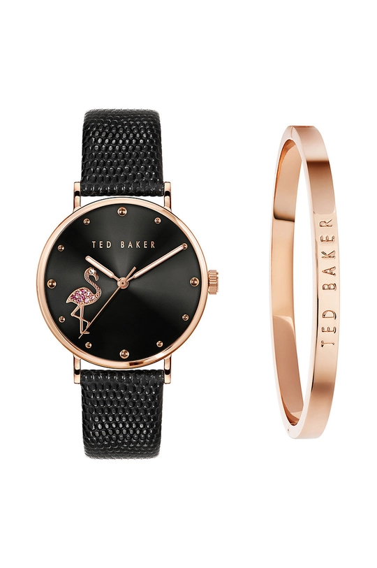 čierna Ted Baker - Hodinky a náramok TWG024900 Dámsky