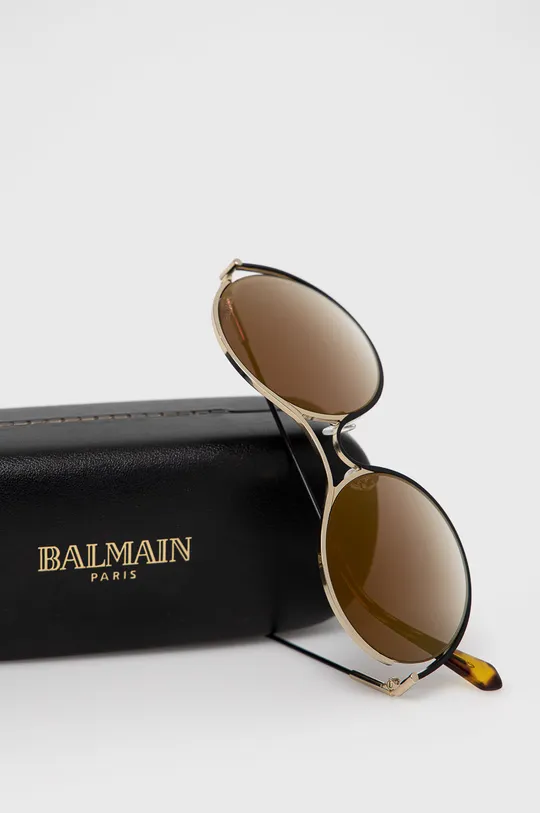 Солнцезащитные очки Balmain  Синтетический материал, Металл
