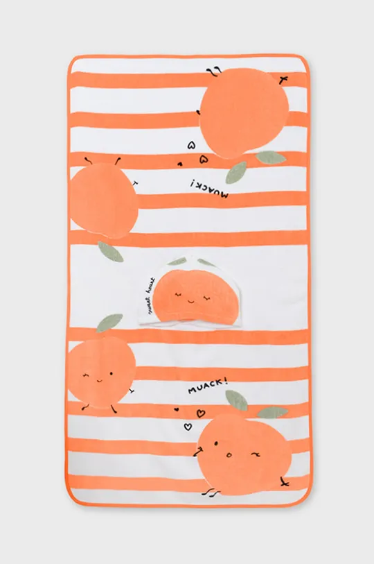 Mayoral Newborn - Ręcznik dziecięcy pomarańczowy
