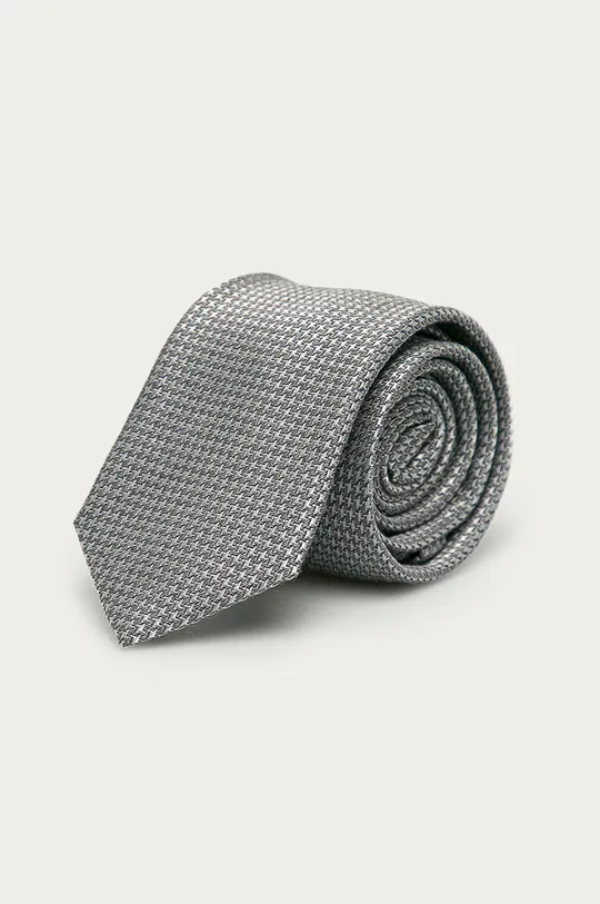 szary Calvin Klein Krawat Męski