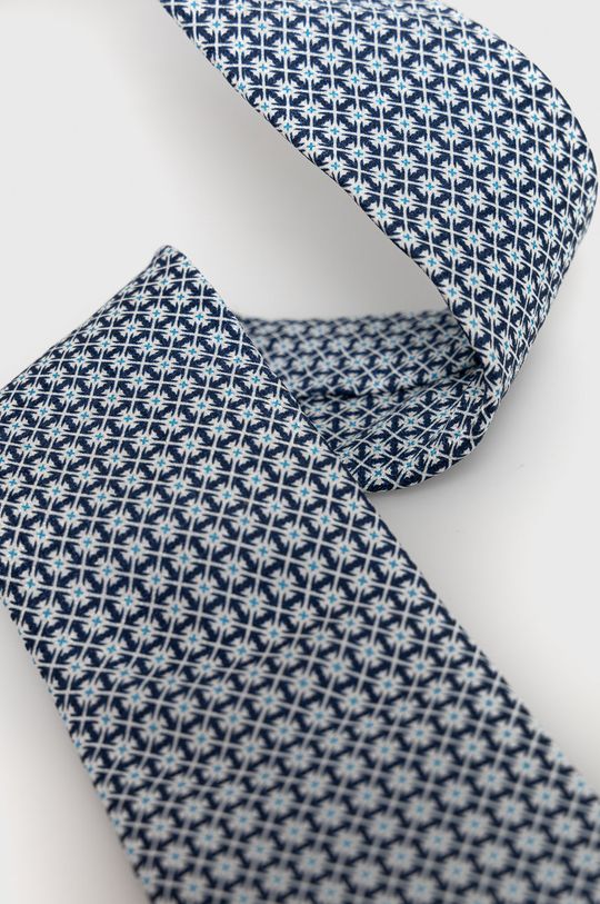 Boss Cravată bleumarin
