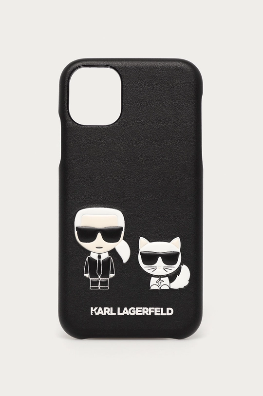 fekete Karl Lagerfeld telefon tok Uniszex