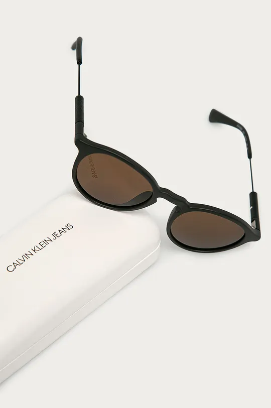 Calvin Klein Jeans - Okulary przeciwsłoneczne CKJ489S CKJ489S Materiał syntetyczny