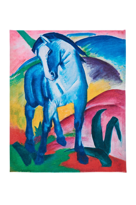 multicolor MuseARTa Ręcznik Franz Marc - Blue Horse I Unisex