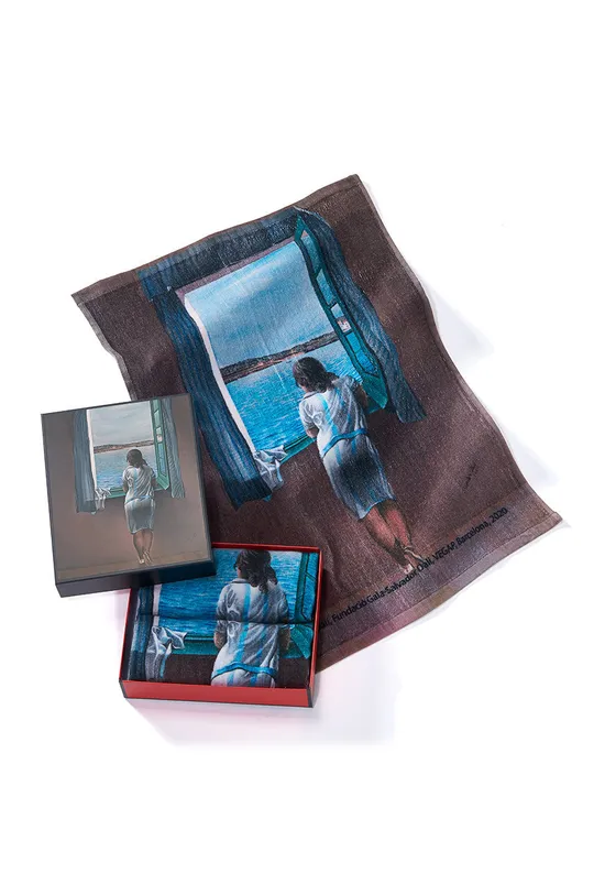többszínű MuseARTa törölköző Salvador Dali - Figure at the Window (2-Pack) Uniszex