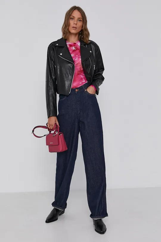 Calvin Klein Jeans - Blúzka ružová