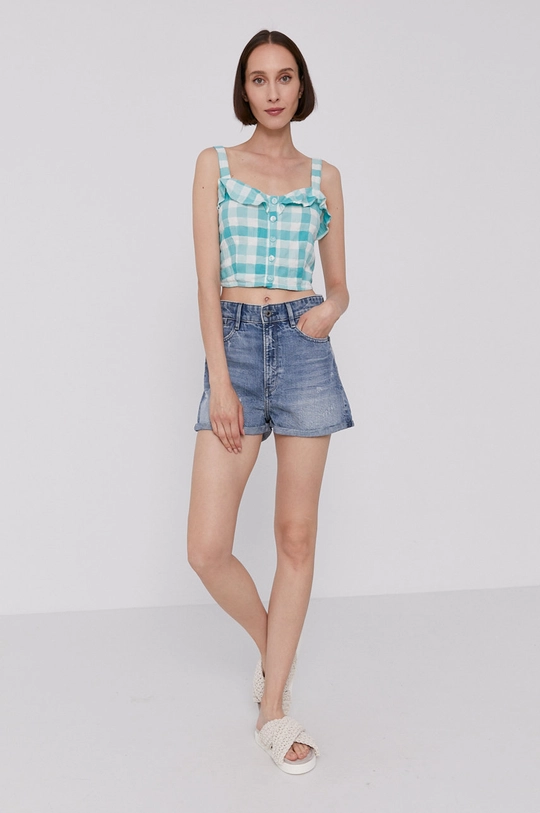 Bluza Pepe Jeans Valentina turkizna