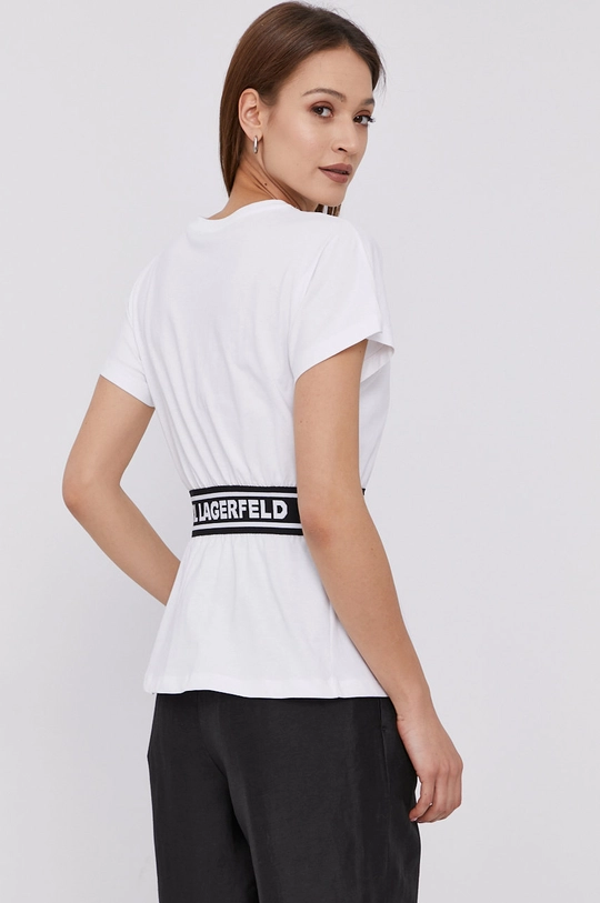 Karl Lagerfeld T-shirt 211W1705 100 % Bawełna