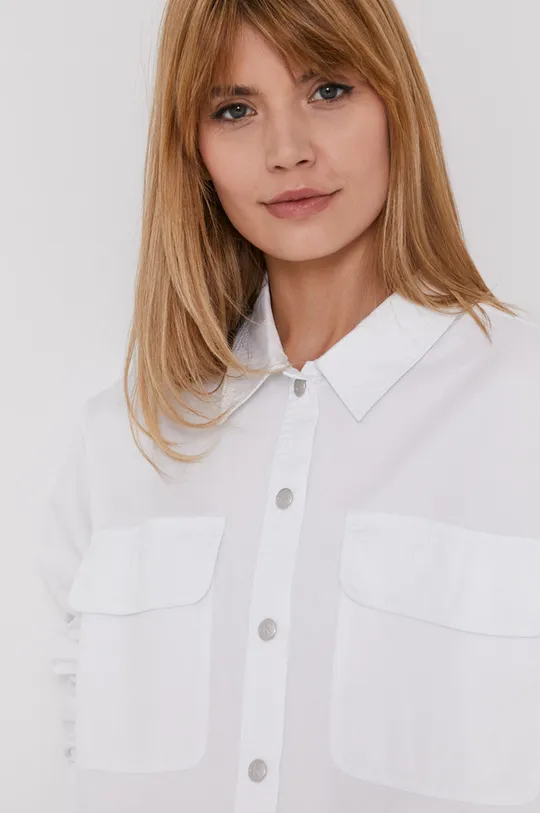 biały Calvin Klein Jeans Koszula J20J215596.4891