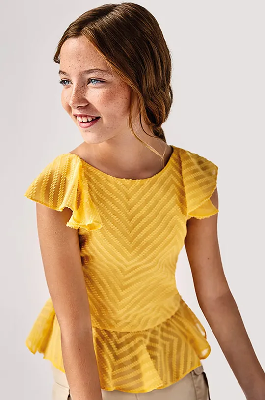 помаранчевий Mayoral - Дитяча блузка Для дівчаток
