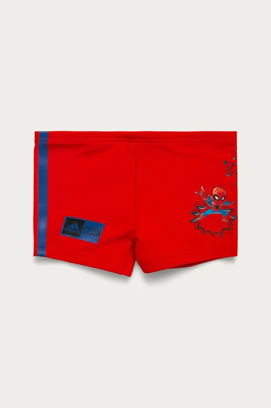 červená adidas Performance - Detské plavky 92-140 cm GN7699 Chlapčenský
