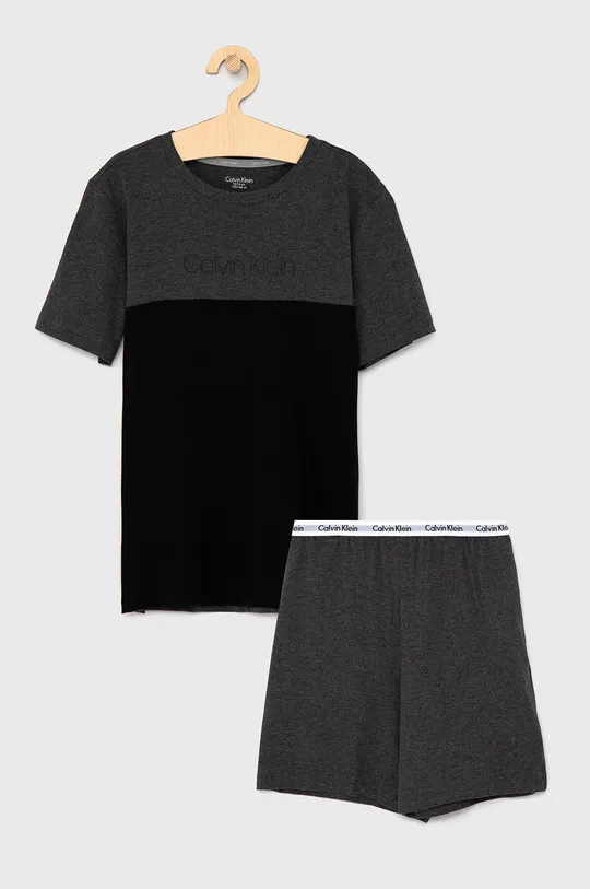 сірий Дитяча піжама Calvin Klein Underwear Для хлопчиків