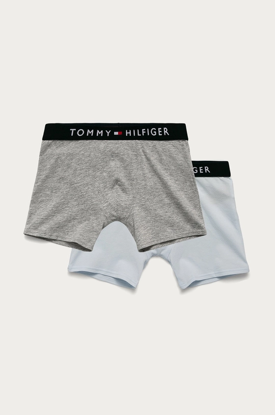 szary Tommy Hilfiger - Bokserki dziecięce (2-pack) Chłopięcy