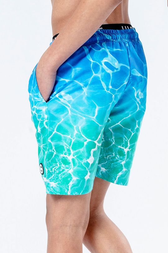morská modrá Detské plavkové šortky Hype POOL FADE