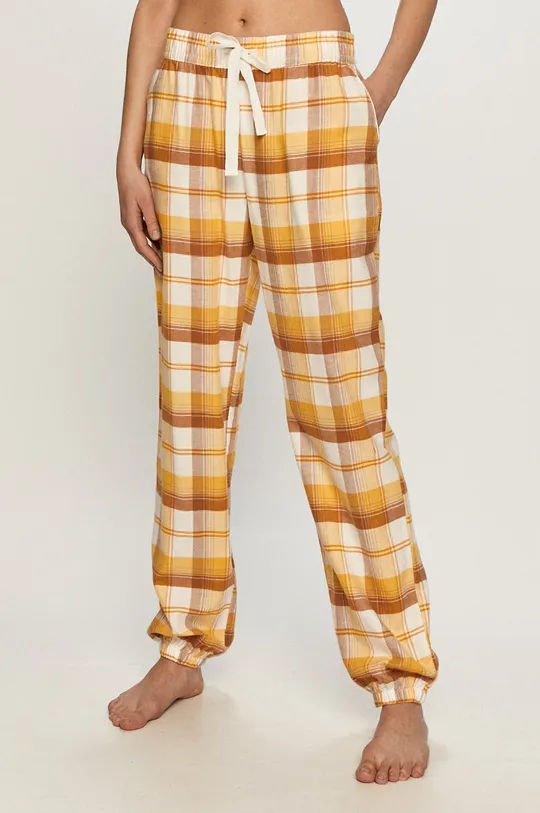żółty GAP - Spodnie piżamowe Damski