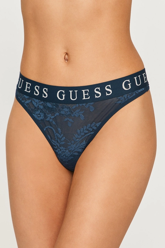 granatowy Guess Stringi Damski