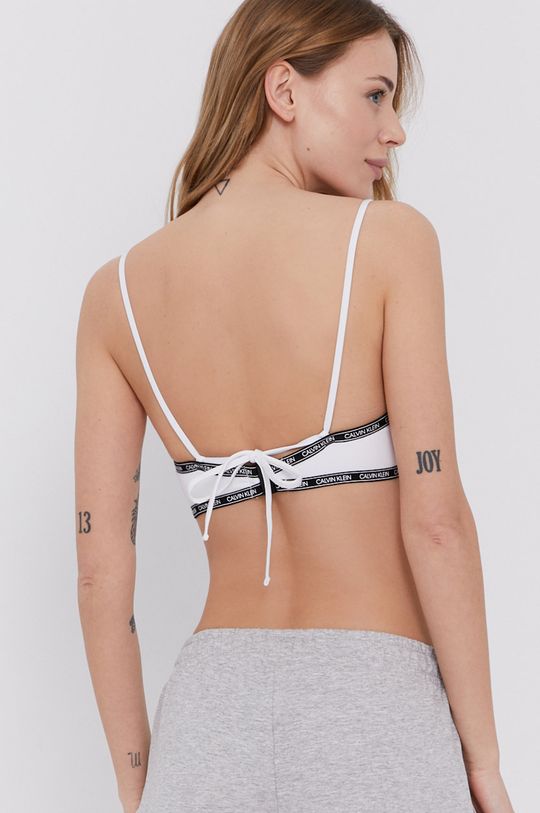 Calvin Klein - Plavková podprsenka biela