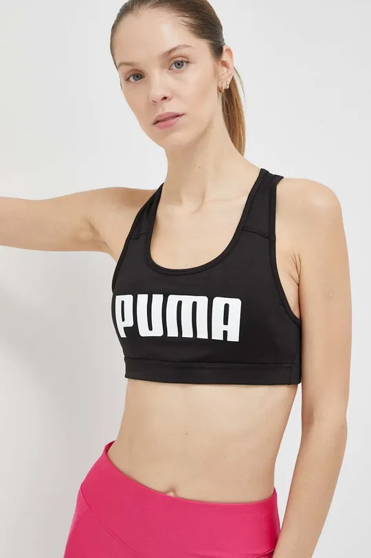 чёрный Спортивный бюстгальтер Puma