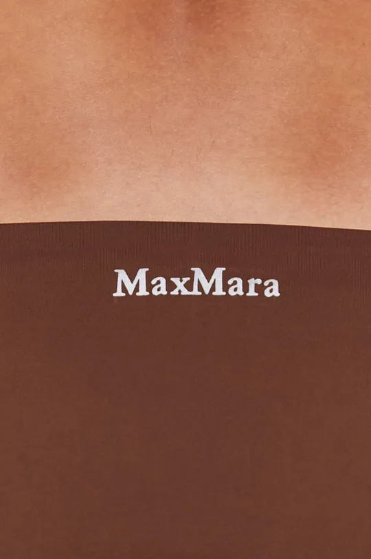 brązowy Max Mara Leisure figi kąpielowe