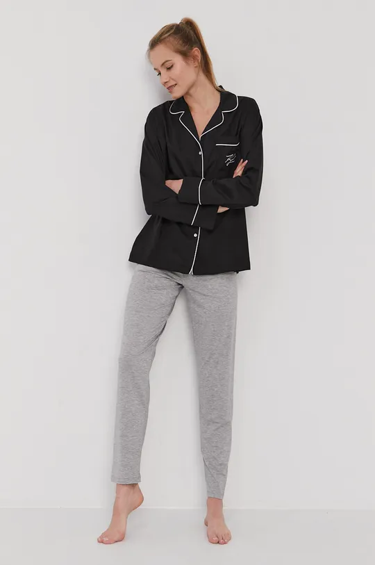Karl Lagerfeld Spodnie piżamowe 211W2115 szary