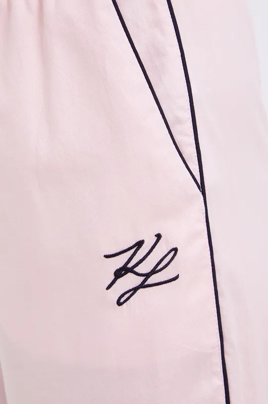ružová Karl Lagerfeld Pyžamové nohavice