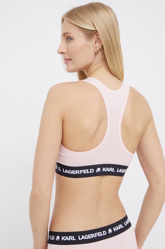 Karl Lagerfeld - Sportovní podprsenka růžová
