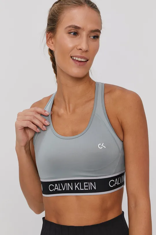 блакитний Calvin Klein Performance - Спортивний бюстгальтер Жіночий